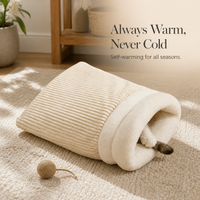 Winter Warm Cat Sleeping Bag Pet Bed Enclosed Cozy Kitten Puppy Cave