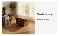 Expandable Rolling Storage Table Foldable Design Living Room Furniture Folding with Wheels for Families, Students, Office