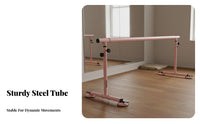 Freestanding Dance Bar Space-Saving Portable Dance Bar Heavy Duty Home Dance Training Bar for Kids, Beginners, Gym