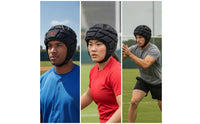 Padded Sports Helmet Shock Absorbing Open Face Helmet Impact Resistant Padded Headgear for Baseball Athletes, Athletes