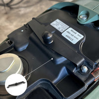 Seat Limiter Bracket with Stopper Durable Motorcycle Seat Limiter Hardware Heavy-Duty Slim for Commuters, Daily Commuting