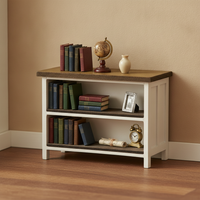 1:12 Dollhouse Miniature Double-Layer Shelf Desk Furniture Model for Living Room Scene