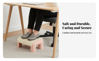 Non-Slip Surface beneath-desk Footrest multipurpose Use beneath-desk Foot rest Lightweight Leg Rest for Adults, telecommuting Workers, Students, Study Room, Home