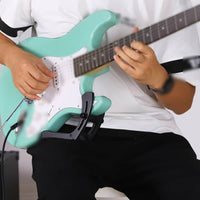 Aluminum Guitar Practice Support Improves Posture Ergonomic Guitar Thigh Support Non-Slip Grip Musical Instrument Accessory for Guitarists
