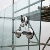 Single-Button Air Release Triple Suction Cup Lifter 3 Cup Vacuum Lifter Construction Tool for Installers, Workers