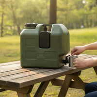 Food-Grade Water Container with Spigot Leakproof Water Container with Tap Easy to Clean Jerrycan Compact for Campers, Outdoor Enthusiasts, Travelers, Camping, Emergency Preparedness, Road Trips, Picnics