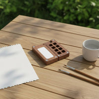 15 Compartment Attractive Palette Includes Mixing Tray 15 Compartment Travel Watercolor Palette Portable Paint Box Sleek Design