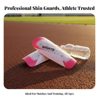 Soccer Shin Guards Impact Resistant Football Shin Pads Hard Shell Protection Sports Leg Guards for Children, Athletes, Outdoor