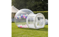 Includes Air Pump Transparent Inflatable Dome Long-Lasting PVC Material Inflatable Bubble Tent Tear-Resistant Transparent Dome House Quick 5-Minute Setup for Families, Events, Parties, Garden, Camping