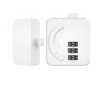 Password Change Tool Included 3-Digit Combination Lock Easy to Install Self-Adhesive Lock