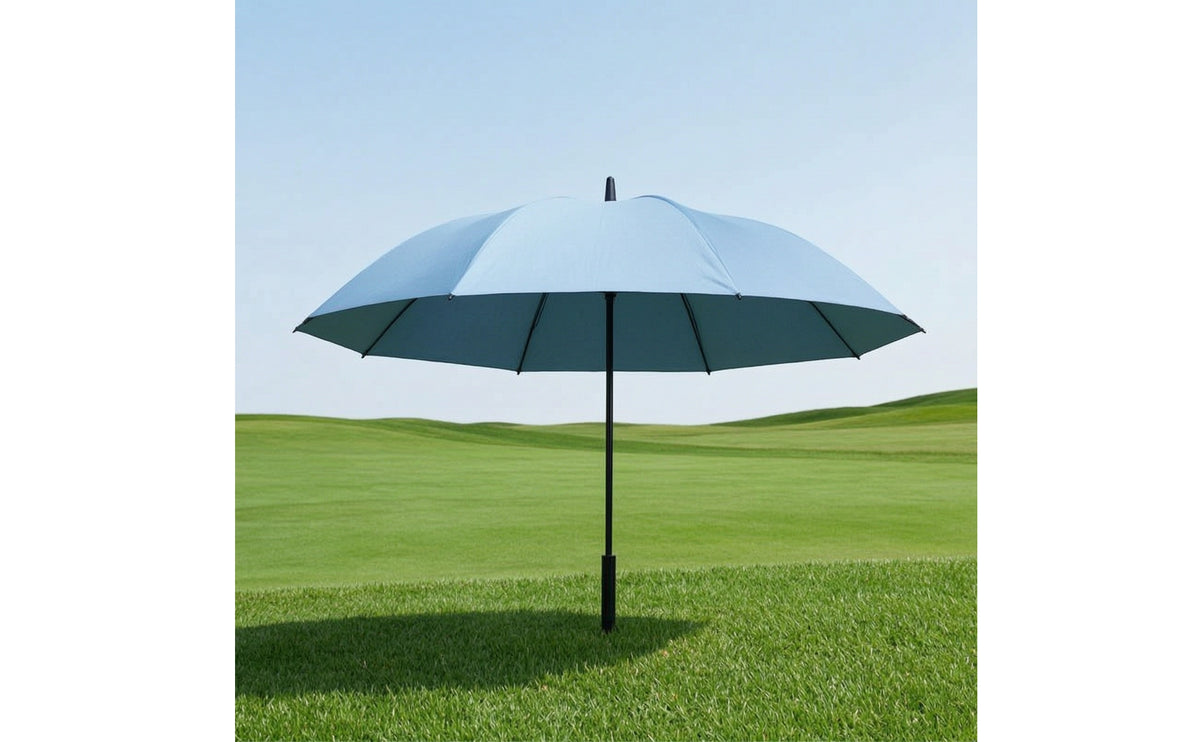 Lightweight Windproof Straight Umbrella for Sun and Rain with Ergonomic Grip