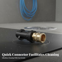 8 Pieces 1/4 Inch Quick Connect Adapter Leak Proof Pressure Washer Adapter Ball Lock Design Brass Pressure Washer Coupler Color-Coded Nozzles for Car Washing, Patio Cleaning