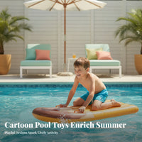 Clear Viewing Window PVC Water Board Rectangular Children's Inflatable Water Board Glossy
