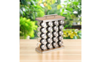 Seasoning Jar Rack Compact Seasoning Bottle Organizer Narrow Profile Modern for Cooks, Kitchen, Dining Room