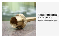 Long-Lasting Brass Direct Spray Nozzle Resistant Adjustable Fountain Nozzle Easy Installation for Landscapers, Gardeners, Landscape
