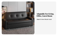 Multi-Functional Pull-extendable Storage Sofa Bed 3-Seater transformable Couch Space-Saving Living Room Furniture long-lasting Frame for Apartment Dwellers, Homeowners, Families, Office, Small Spaces