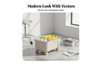 With casters beneath-desk organizer adaptable Wheeled Storage container Space-Saving Rolling Organizer Stackable for Office Workers, Students, residents, Dorm Room, Bedroom, Closet
