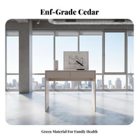Minimalist Design 2-Drawer Writing Desk Modern design Study Table Multi-Purpose Workstation Sturdy Construction for Students, Remote Workers, Professionals, Bedroom, Dorm Room