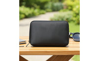 Water-Resistant Tech Accessory Pouch Slim Cable Organizer Pouch Compact Electronics Organizer Bag Portable for Travelers, Commuters, Students, Office, Backpack