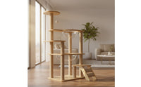 Stable and Sturdy Multi-Level Cat Tree with Space Capsules Strong Load-Bearing Pet Furniture for Indoor