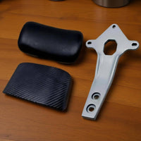 Comfortable Padding Electric Bike Backrest Ergonomic Support Scooter Backrest Bracket Thickened Vehicle Accessory Rust Resistant