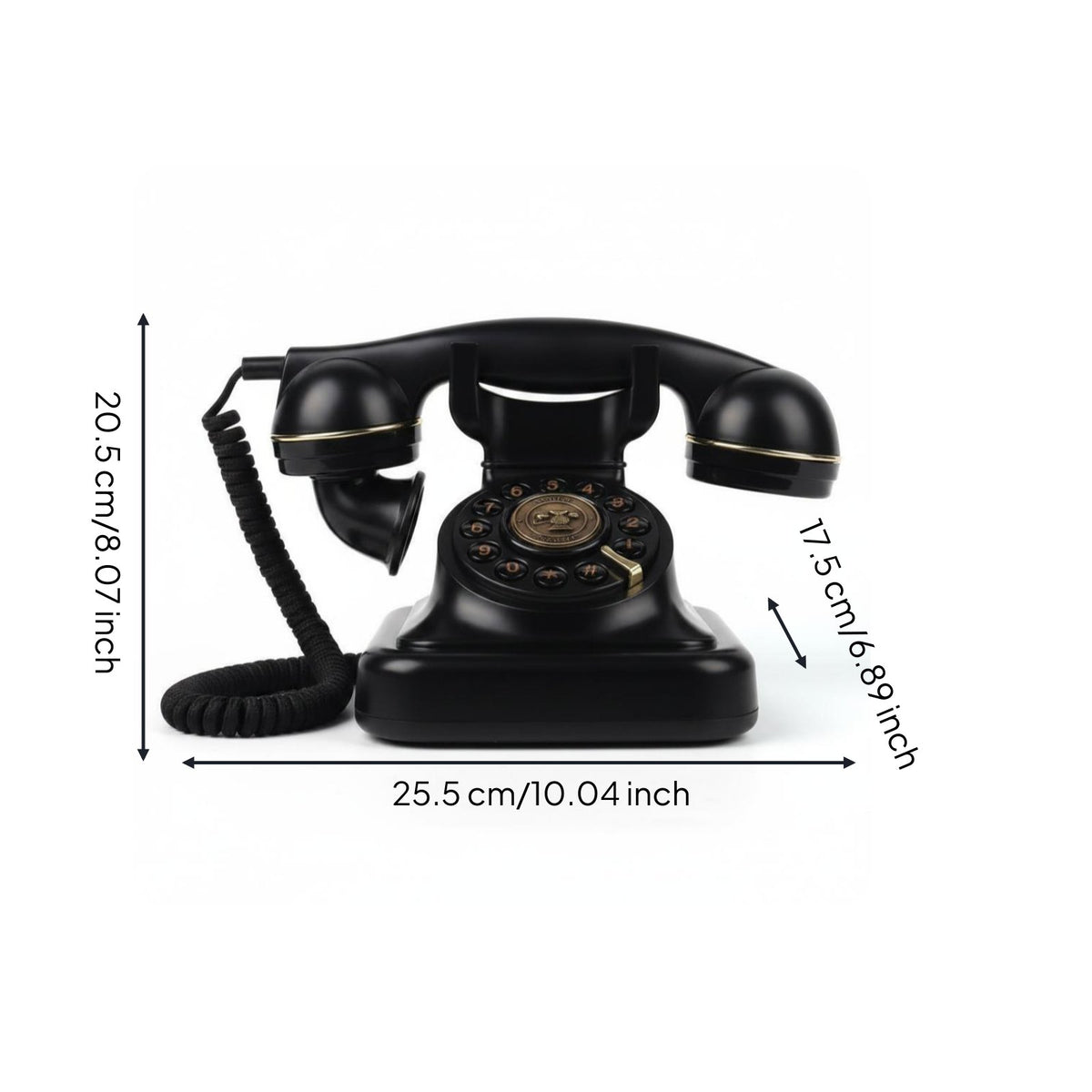 Cordless Retro Bluetooth Phone Bluetooth Retro Phone Decorative Telephone Handset for Wedding, Party, Photo Prop