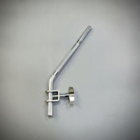 Metal Drum Connecting Rod with Clamp Sturdy Drum Bracket with Rod Long-Lasting Hardware Chrome-Plated for Practice Rooms