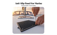 Plastic Trapezoidal Boat Plate Lightweight Trapezoid Stern Plate Boating Hardware Long-Lasting for Kayak, Paddle Boat
