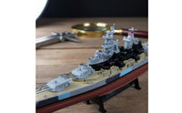 1:1000 Scale USS Missouri Battleship Model Tabletop USS Missouri Model Authentic Warship Realistic for Office, Bookshelf