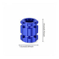 Crank Tool Aluminum Alloy Hollow Axle Crank Cap Tool Lightweight for Bike Mechanics, DIY Enthusiasts, Home Repair