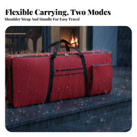 61 Key Keyboard Bag Waterproof 61 Key Keyboard Gig Bag Digital Piano Carrying Case Shockproof Electric Piano Carrying Case