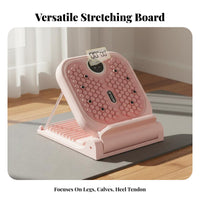 Improves Flexibility & Mobility Adjustable Incline Board Non-Slip Surface Adjustable Slant Board Multi-Functional Foot Rocker Stretcher Foldable Design for Athletes, Runners, Gym, Home, Office
