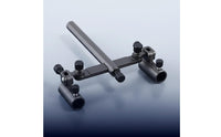 Double Rod Holder Sturdy Construction Double Bracket Rod Rack Long-Lasting for Lakeside
