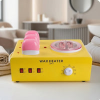 Multi-Chamber Depilatory Heater Electric Depilatory Warmer Adjustable Temperature Appliance Fast Heating for Estheticians, Beauticians, Salons, Spas, Home Waxing