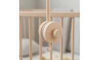 Minimalist Adjustable Crib Mobile Arm Sturdy Support Wooden Crib Mobile Stand Stable Base for Newborns, Infants