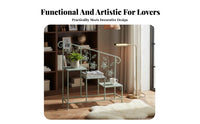 Indoor & outsidedoor Use Multi-Tier Heart-Design Planter Stand Floor-Standing Heart-Shaped Planter storage capacitySaving Plant Rack Easy Assembly for Gardeners, home dwellers, Balcony, Patio, Living Room, Entrypath