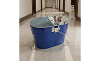 Oval Mop Pail Multiuse Metal Mop Pail Perforated