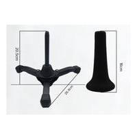 Easy to Set up Soprano Saxophone Stand Compact Soprano Saxophone Display Stand Non-Slip Feet Music Accessory Reinforced Metal Legs
