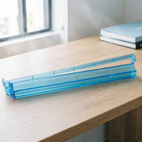 Transparent 18-Inch Mahjong Rack Translucent Dual-Purpose Mahjong Rack Plastic Board Game Accessory Rectangular