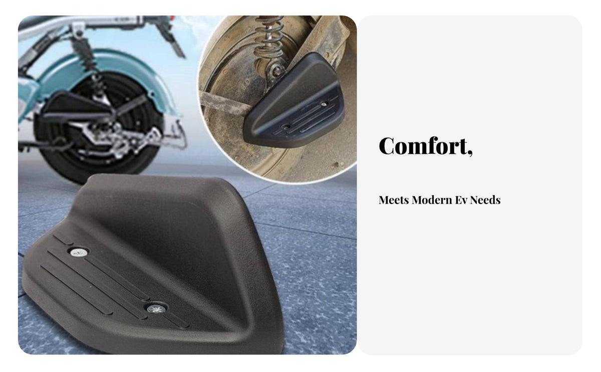 Electric Bike Rear Foot Peg Electric Two-Wheeler Passenger Footrest Wear-Resistant Universal Rear Pedal