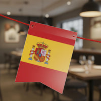 Festive Atmosphere National Flag String Banner Easy to Hang International Country Flag String Vibrant Colors Football Theme Bunting Lightweight for Bar Owners, Pubs, Restaurants, Game Viewing, Parties