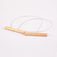 Wire Clay with Wooden Handles Ergonomic for Potters, Sculptors