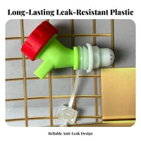 Compost Bin Tap High Flow Fermentation Container Spigot Plastic Container Spigot Leak-Resistant Gasket Water Reservoir Faucet