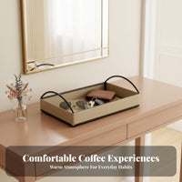 Leather Valet Tray Nordic design Desktop Organizer Multi-Purpose for bureau, Men