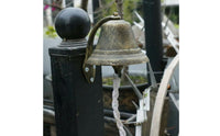 Cast Iron Bell Easy Installation Vintage Wall Bell Clear Chime for Porch