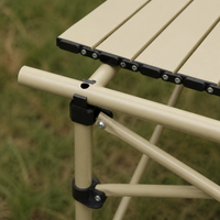 folding camping table and chairs set