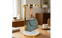 Bag Display Stand Double Hook Handbag Rack Stand Stable Base Metal Bag Rack Formal, Store