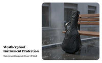 Ukulele Carrying Bag Thickened Padding Acoustic Guitar Gig Bag Soft Guitar Case Waterproof Water-Resistant for Travel, Storage