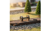 Universal Replacement HO Scale Metal Wheels Effortless Rolling 1:87 Metal Wheel Realistic Details 1:87 Scale Train Wheels