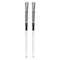 Drumstick with Wire Brush Versatile Multi-Functional Drumstick Non-Slip Drum Brush with Wire Ends for Drummers, Percussionists, Rehearsal